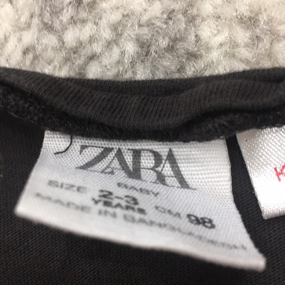 🦋FREE SHIP $50🦋 Zara Sweatshirt Polka Dot 2-3T - Picture 6 of 7